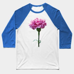 Carnations - One Pink Carnation Baseball T-Shirt